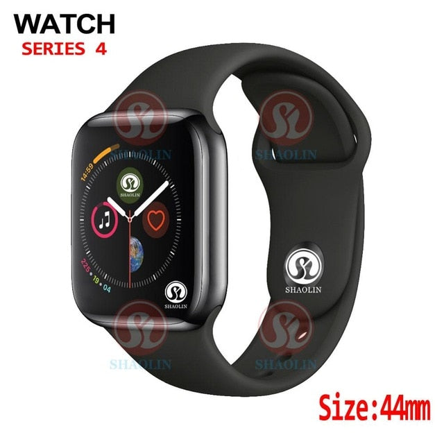 44mm Smart Watch Series 4 Clock Sync Notifier Support Connectivity Apple iphone 7 8 X Android Phone Smartwatch Support Facebook