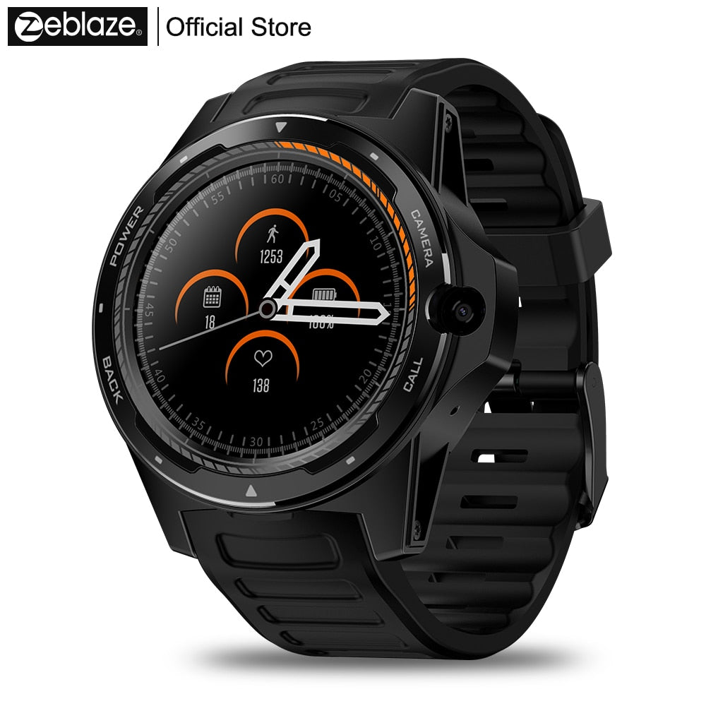 New Flagship Zeblaze THOR 5 Dual System Hybrid Smartwatch 1.39" AOMLED Screen 454*454px 2GB+16GB 8.0MP Front Camera Smart watch