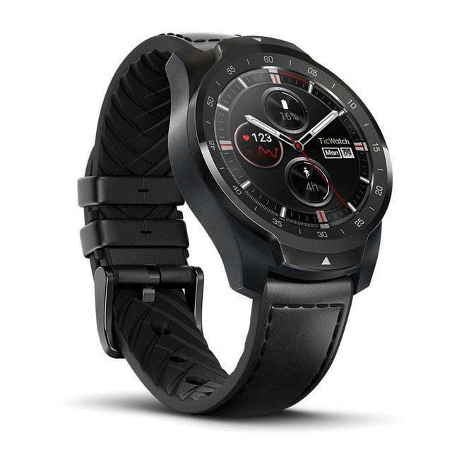 Original Ticwatch Pro Bluetooth Smart Watch IP68 Waterproof support NFC Payments/Google Assistant Wear OS by Google GPS Watch