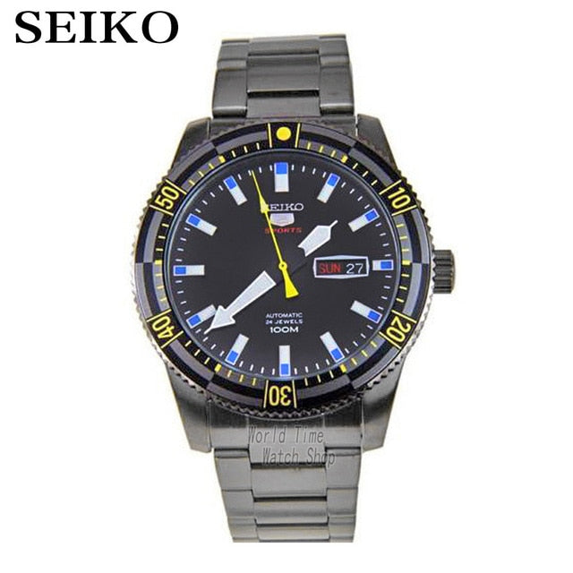 seiko watch men 5 automatic watch Luxury Brand Waterproof Sport Wrist Watch Date mens watches diving watch relogio masculino SRP