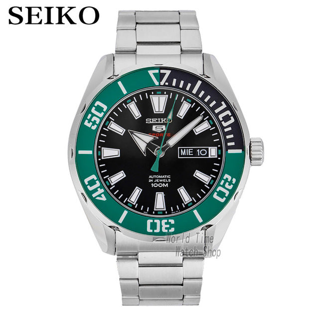 seiko watch men 5 automatic watch Luxury Brand Waterproof Sport Wrist Watch Date mens watches diving watch relogio masculino SRP
